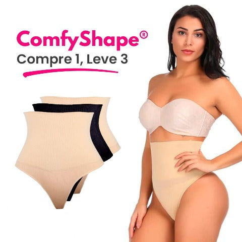 [PAGUE 1 LEVE 3] SelliShape® - Calcinha Modeladora Afina Cintura Comprime Abdômen